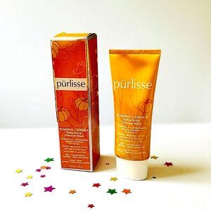 Purlisse Pumpkin + Ginger Detoxifying Charcoal Face Mask Brand New In Box 2.5 oz